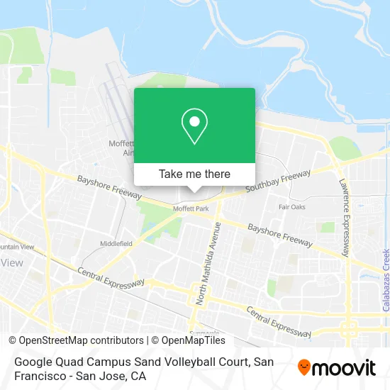 Mapa de Google Quad Campus Sand Volleyball Court