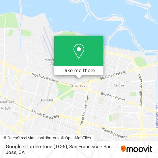 Mapa de Google -  Cornerstone (TC-6)