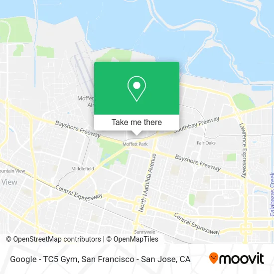 Mapa de Google - TC5 Gym