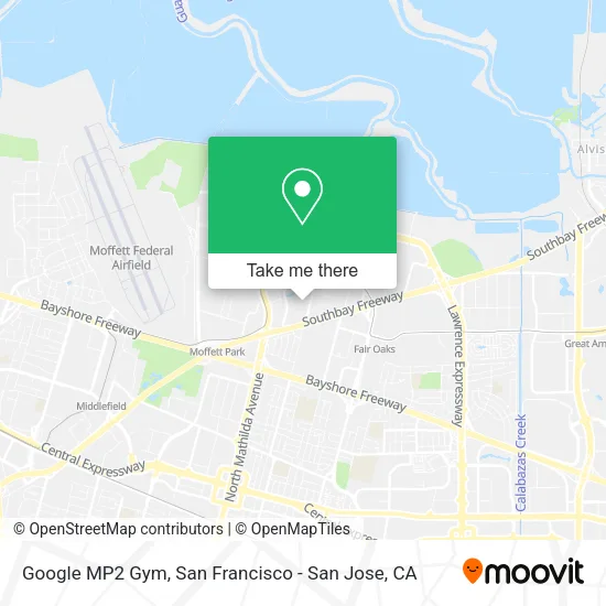 Google MP2 Gym map