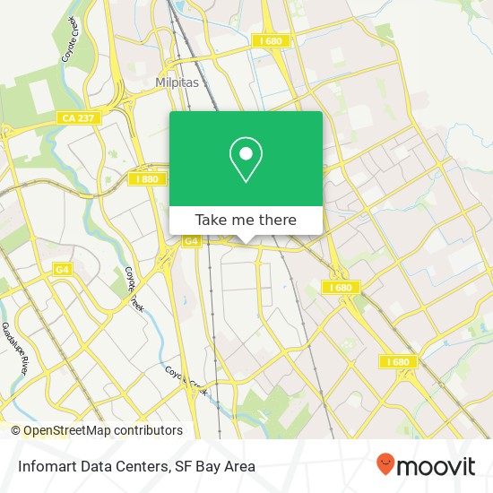 Mapa de Infomart Data Centers