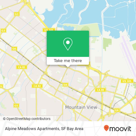 Alpine Meadows Apartments map