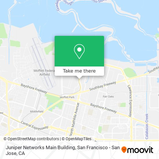 Juniper Networks Main Building map
