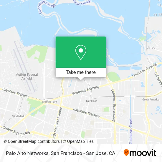 Palo Alto Networks map