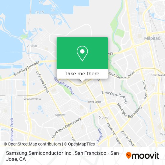 Samsung Semiconductor Inc. map