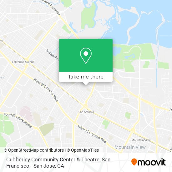 Mapa de Cubberley Community Center & Theatre