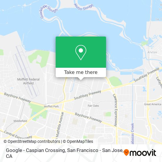 Mapa de Google - Caspian Crossing