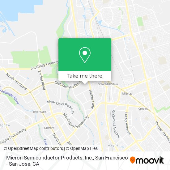 Micron Semiconductor Products, Inc. map