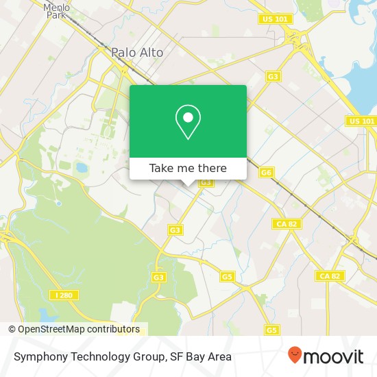 Mapa de Symphony Technology Group