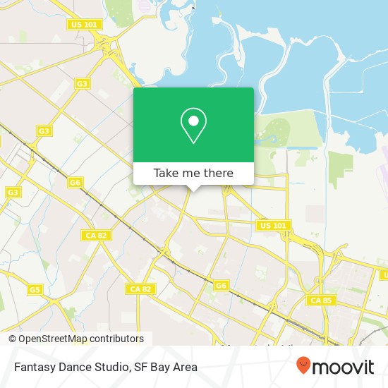 Mapa de Fantasy Dance Studio