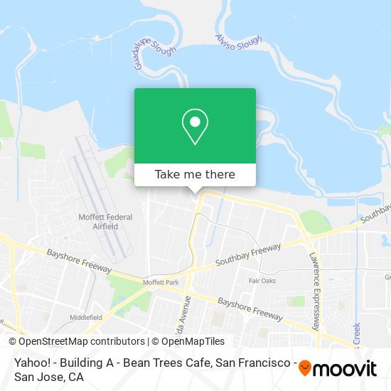 Yahoo! - Building A - Bean Trees Cafe map