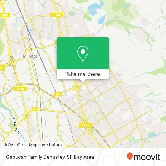 Gabucan Family Dentistey map