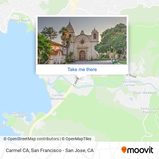 Mapa de Carmel CA