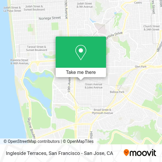 Ingleside Terraces map