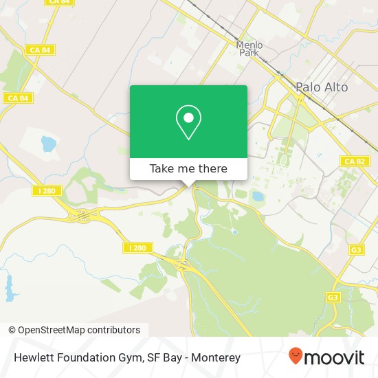 Hewlett Foundation Gym map