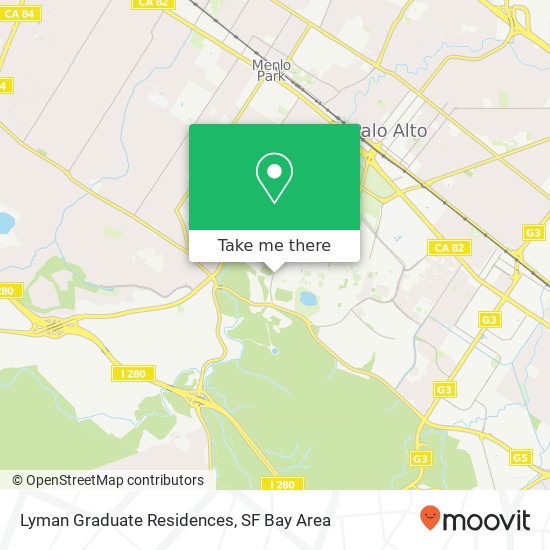 Lyman Graduate Residences map