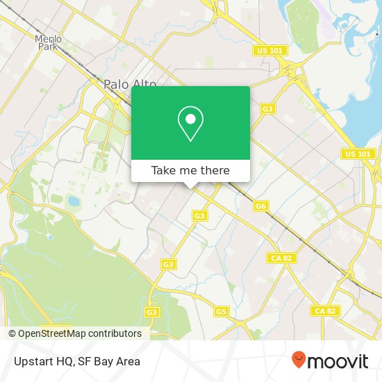 Upstart HQ map
