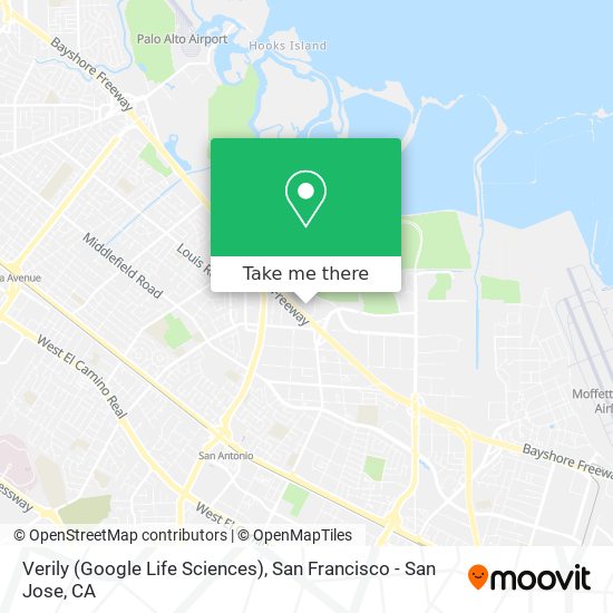 Verily (Google Life Sciences) map