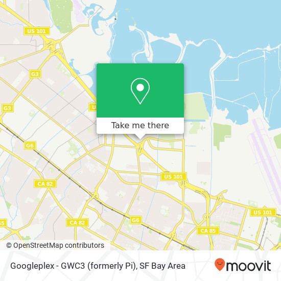 Googleplex - GWC3 (formerly Pi) map