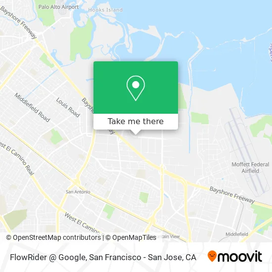 Mapa de FlowRider @ Google