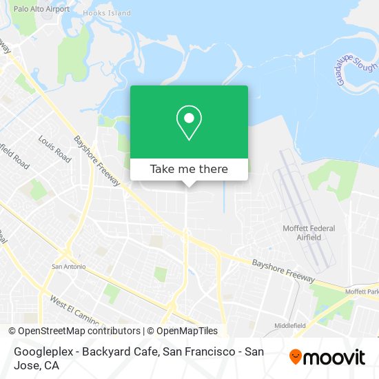 Googleplex - Backyard Cafe map