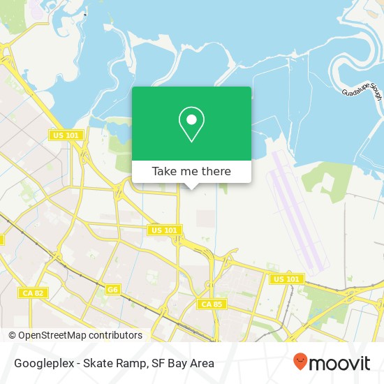 Googleplex - Skate Ramp map