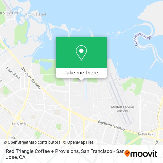 Mapa de Red Triangle Coffee + Provisions