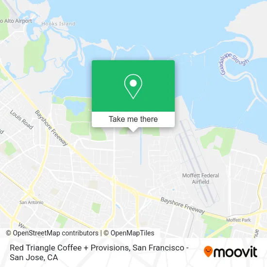 Red Triangle Coffee + Provisions map