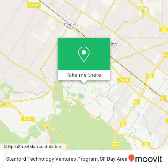 Stanford Technology Ventures Program map