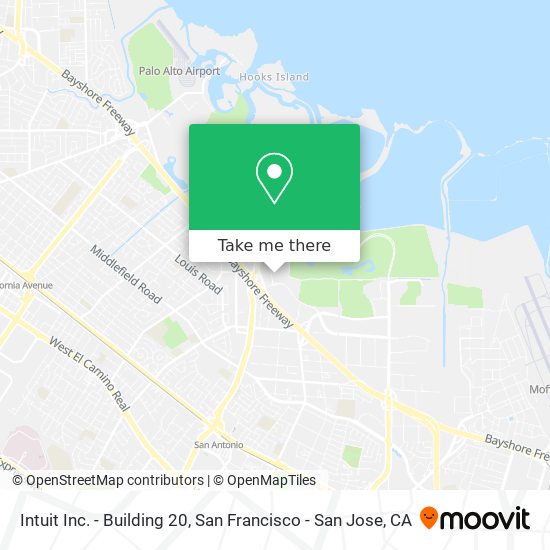 Intuit Inc. - Building 20 map