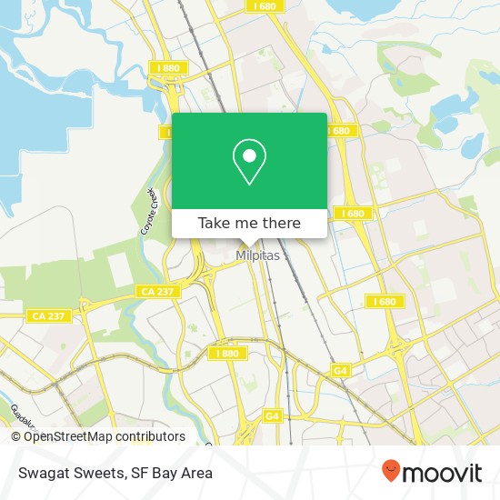 Swagat Sweets map