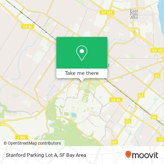 Mapa de Stanford Parking Lot A