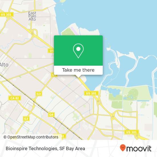 Mapa de Bioinspire Technologies