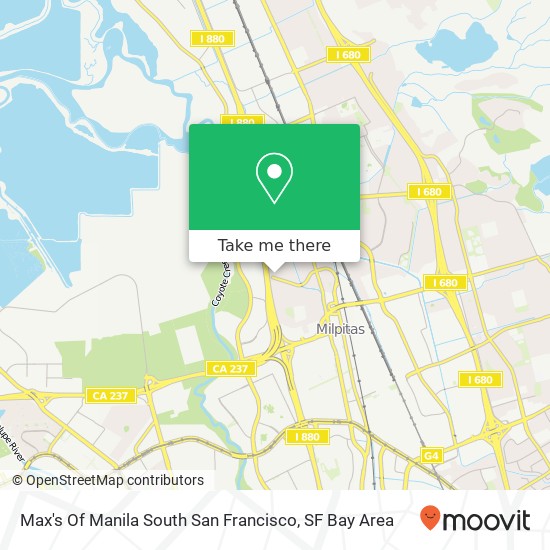 Mapa de Max's Of Manila South San Francisco