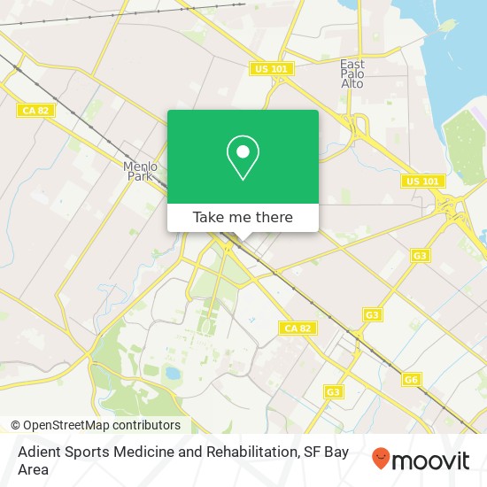 Adient Sports Medicine and Rehabilitation map