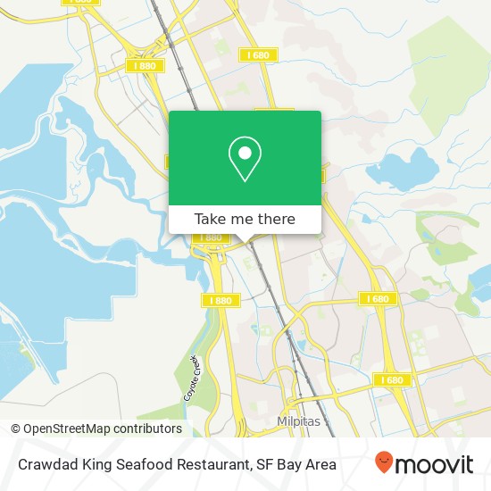 Crawdad King Seafood Restaurant map
