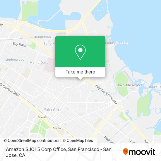 Amazon SJC15 Corp Office map