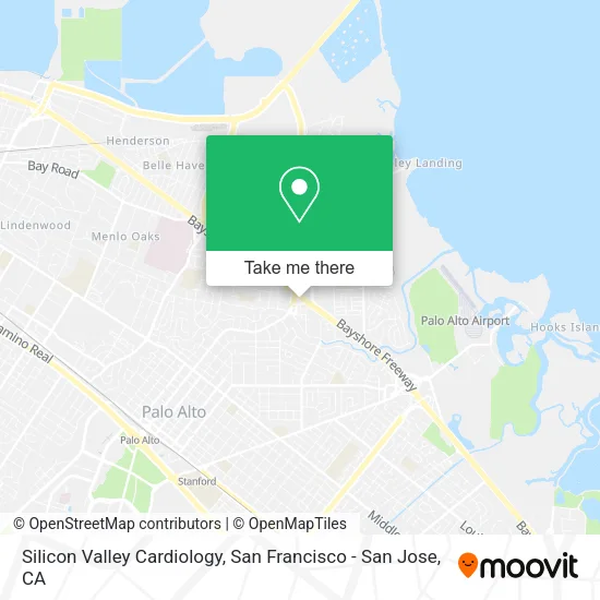 Mapa de Silicon Valley Cardiology