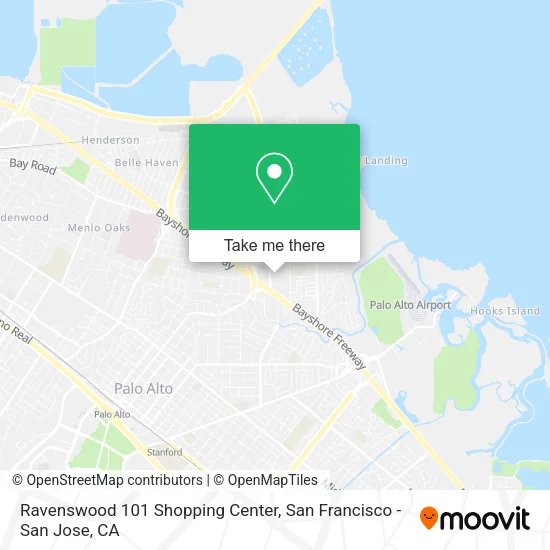 Ravenswood 101 Shopping Center map