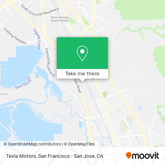 Tesla Motors map