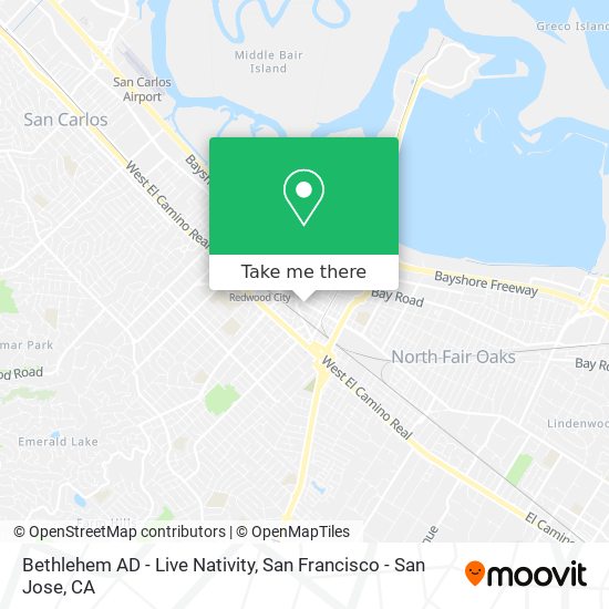Bethlehem AD - Live Nativity map
