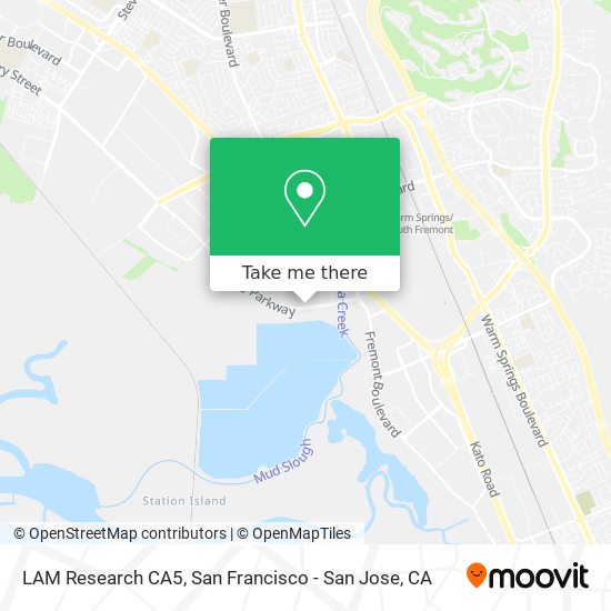 LAM Research CA5 map