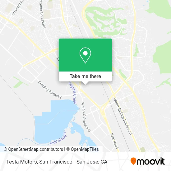 Tesla Motors map