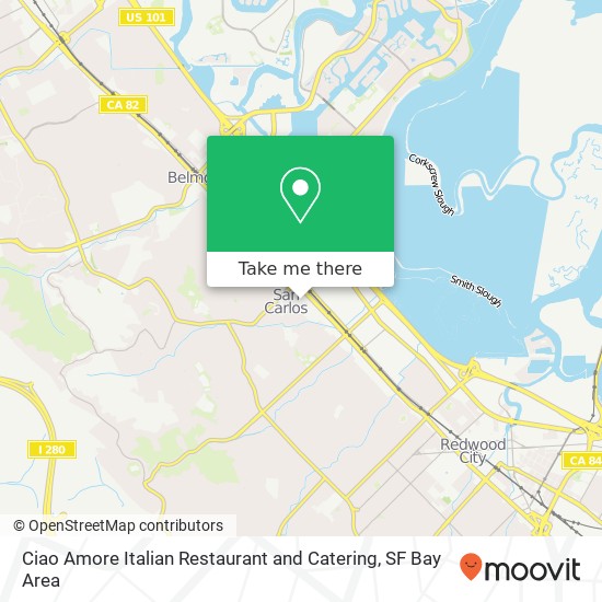 Ciao Amore Italian Restaurant and Catering map