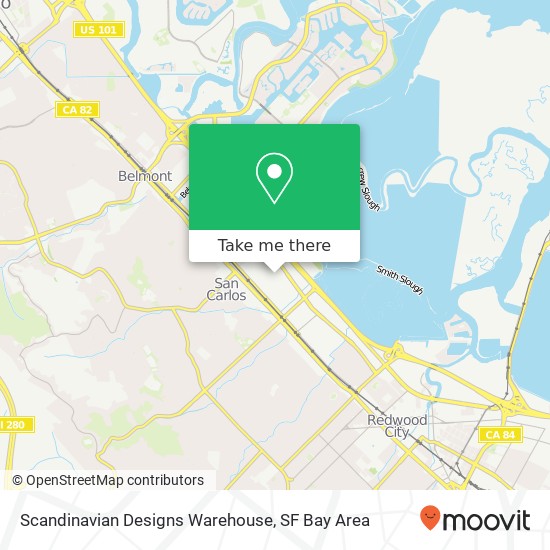 Scandinavian Designs Warehouse map