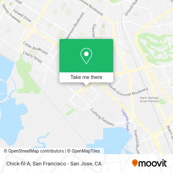 Chick-fil-A map