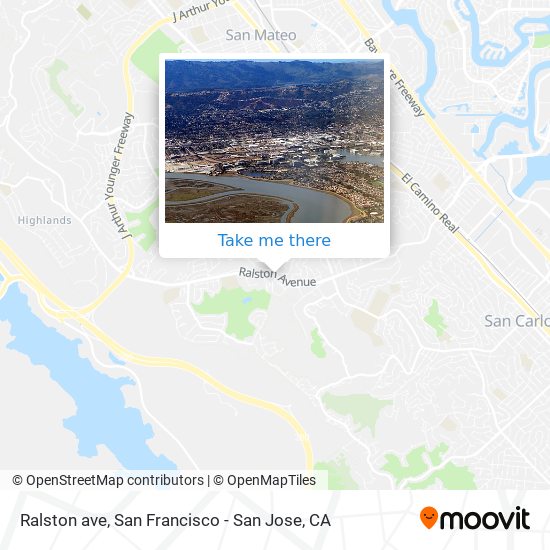 Mapa de Ralston ave