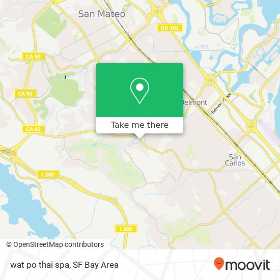 Mapa de wat po thai spa