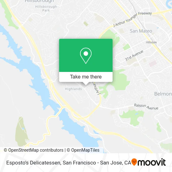 Esposto's Delicatessen map