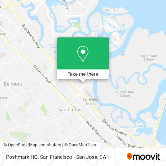 Poshmark HQ map